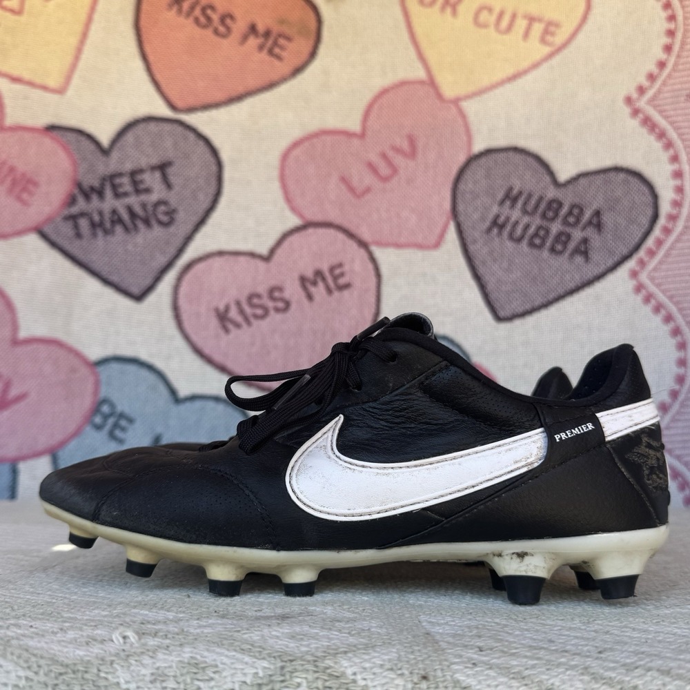 Size 7 - Nike Premier III FG Soccer Cleats AT5889-010 Black‎ Mens